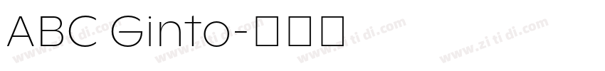 ABC Ginto字体转换